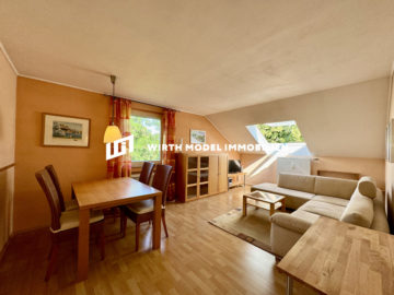 Möblierte Zwei-Zimmer-Wohnung am Bergl, 97424 Schweinfurt, Dachgeschosswohnung